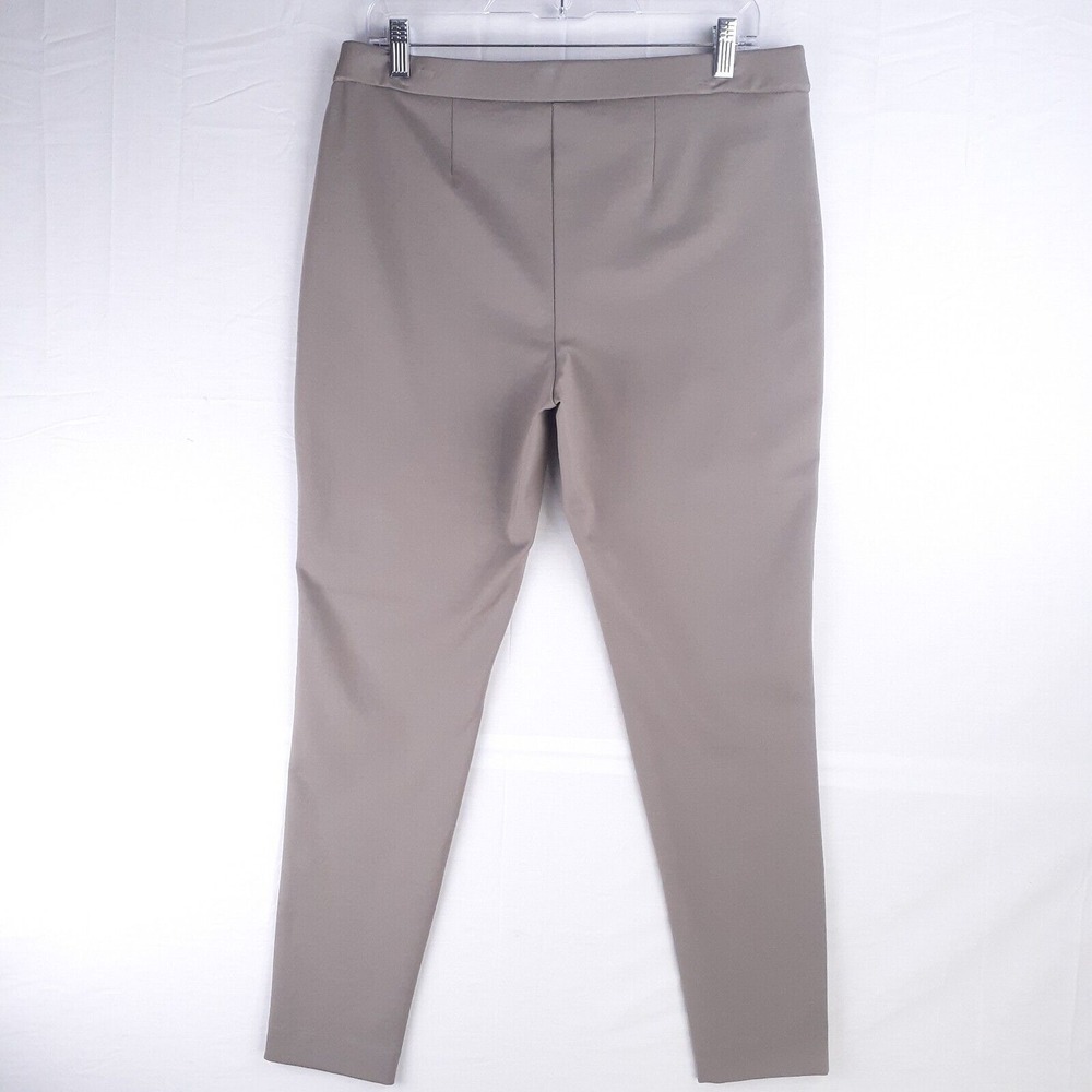 Chicos‎ Womens Beige Taupe Suede Front Ponte Leggings Pants Size12 - Picture 2 of 10